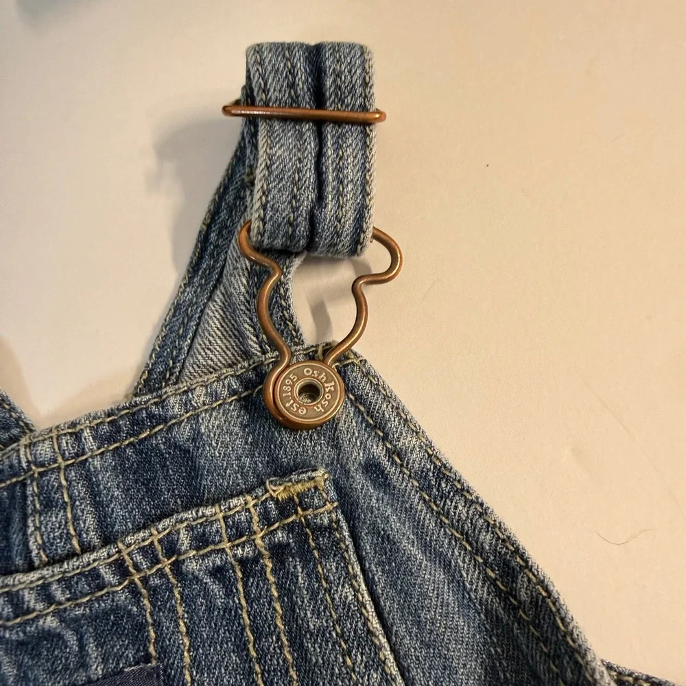 Vintage Y2K Denim Oshkosh Bgosh Skirtall Overall Dress Cotton 18 month girls